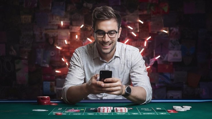 mayapada4d casino neon interface dengan slot dan dealer langsung